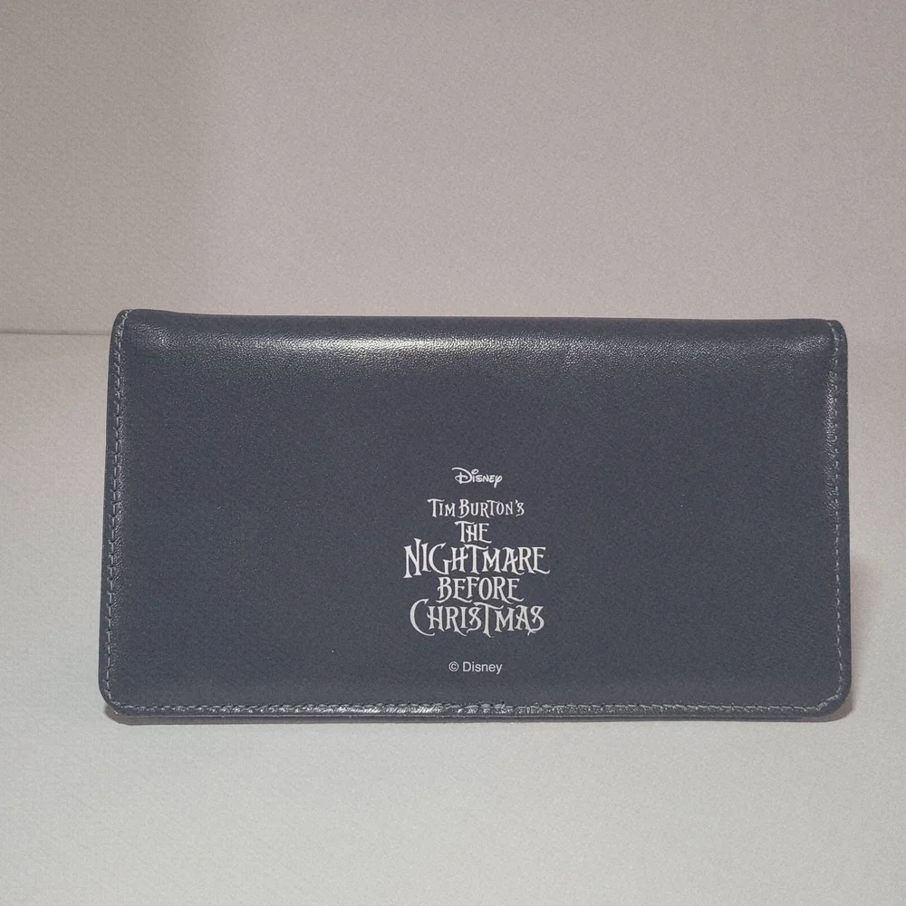 Disney Nightmare Before Christmas Checkbook Cover Navy Jack Skellington